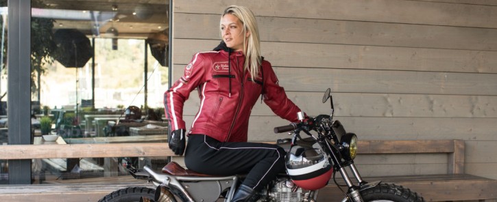 DIFI JOLENE Motorradjacke Leder Damen