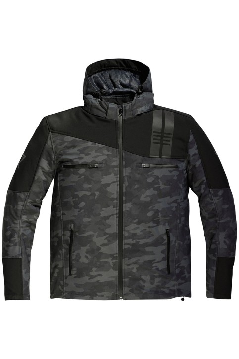 DIFI JAMIE Motorrad Softshell-Kapuzenjacke