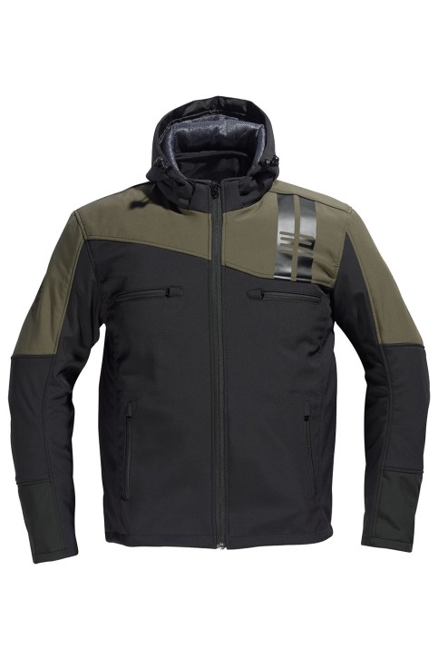 DIFI JAMIE Motorrad Softshell-Kapuzenjacke