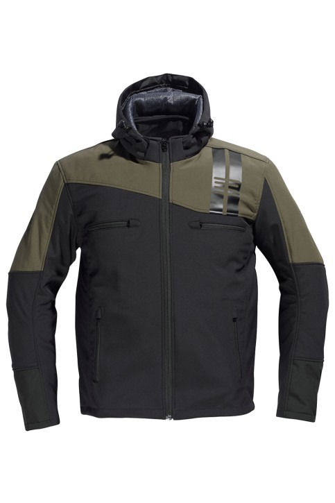 DIFI JAMIE Motorrad Softshell-Kapuzenjacke