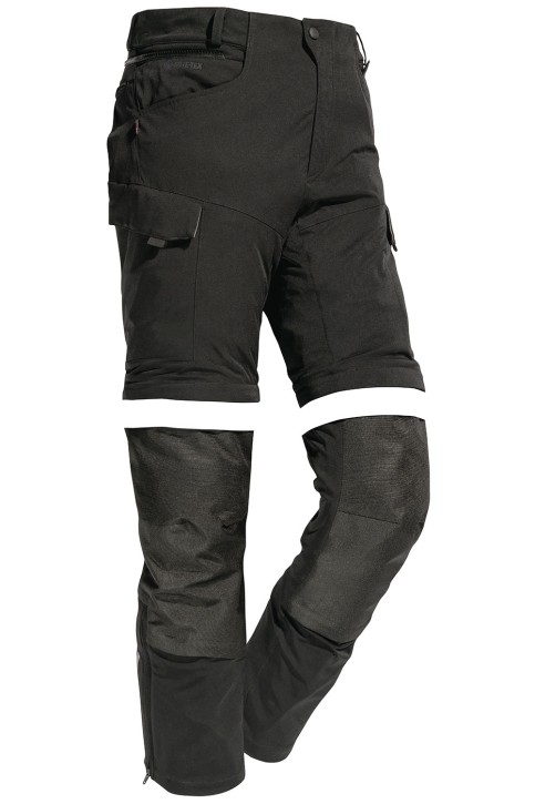 Produktbild von Motorrad-Lederhose Für Biker Mit CE-Rennpanzerung – Wasserabweisend, Atmungsaktiv, Für Touren (Schwarz)