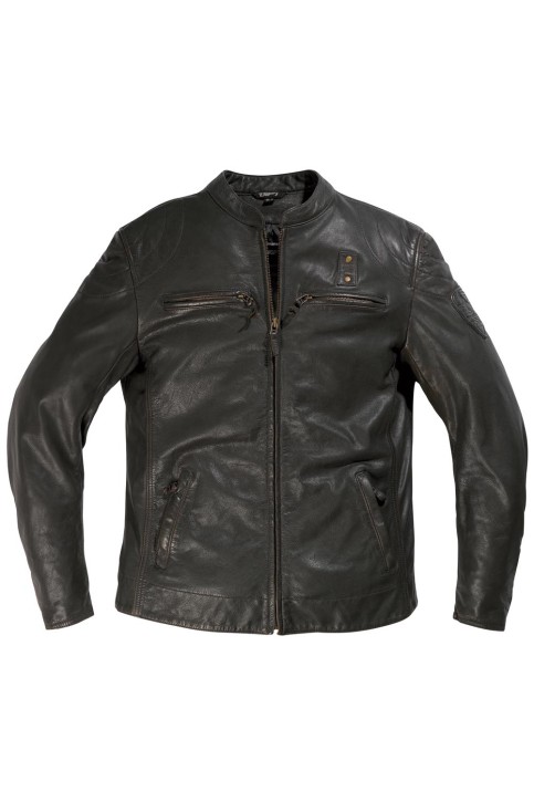 DIFI CHICAGO Motorradjacke Leder Retro