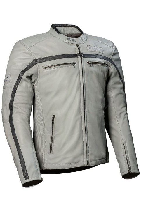 DIFI HOUSTON Motorradjacke Leder Retro