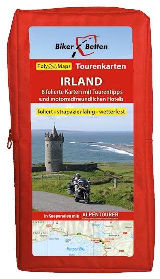 Motorrad Tourenkarten-Set Irland
