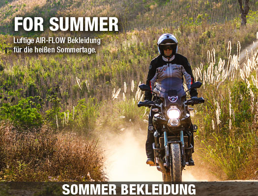 Motorradbekleidung Sommer