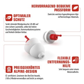 Alpine MotoSafe Race Ohrstöpsel