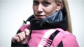 DIFI JAMIE LADY Motorrad Softshell-Kapuzenjacke Damen
