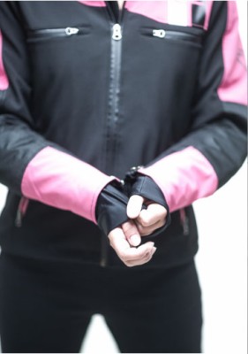 DIFI JAMIE LADY Motorrad Softshell-Kapuzenjacke Damen