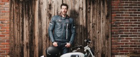 DIFI DETROIT Motorradjacke Leder Retro