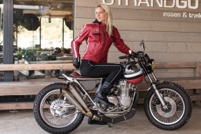 DIFI JOLENE Motorradjacke Leder Damen