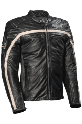 DIFI HOUSTON Motorradjacke Leder Retro