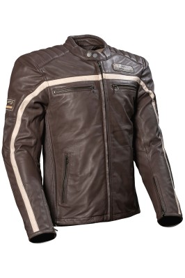 DIFI HOUSTON Motorradjacke Leder Retro