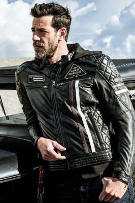 DIFI DETROIT Motorradjacke Leder Retro